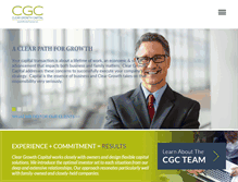 Tablet Screenshot of cleargrowthcapital.com